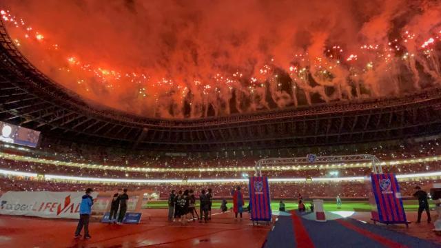 开云登录入口地址-周末的东京国立球场:50994人围观1500发烟花齐射