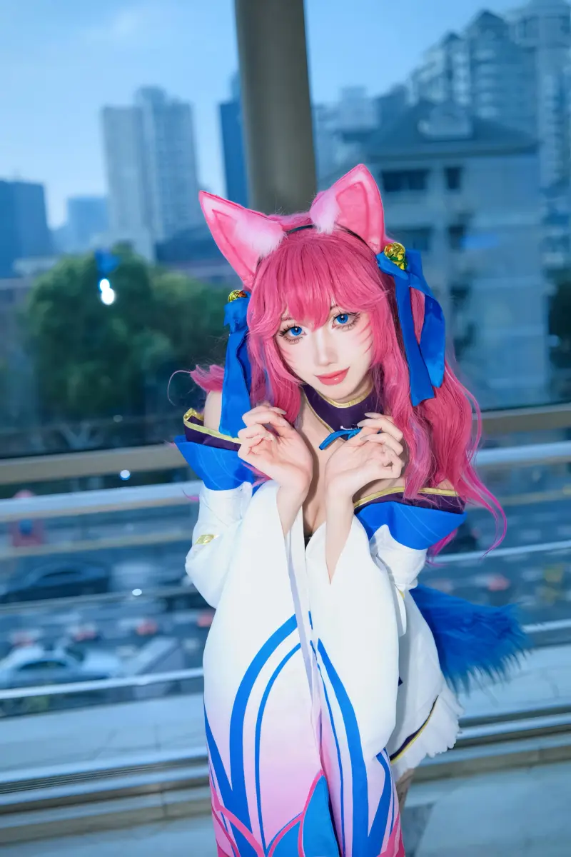 开云体育注册入口-阿狸cos：晚上好，国服自定义对线阿狸
